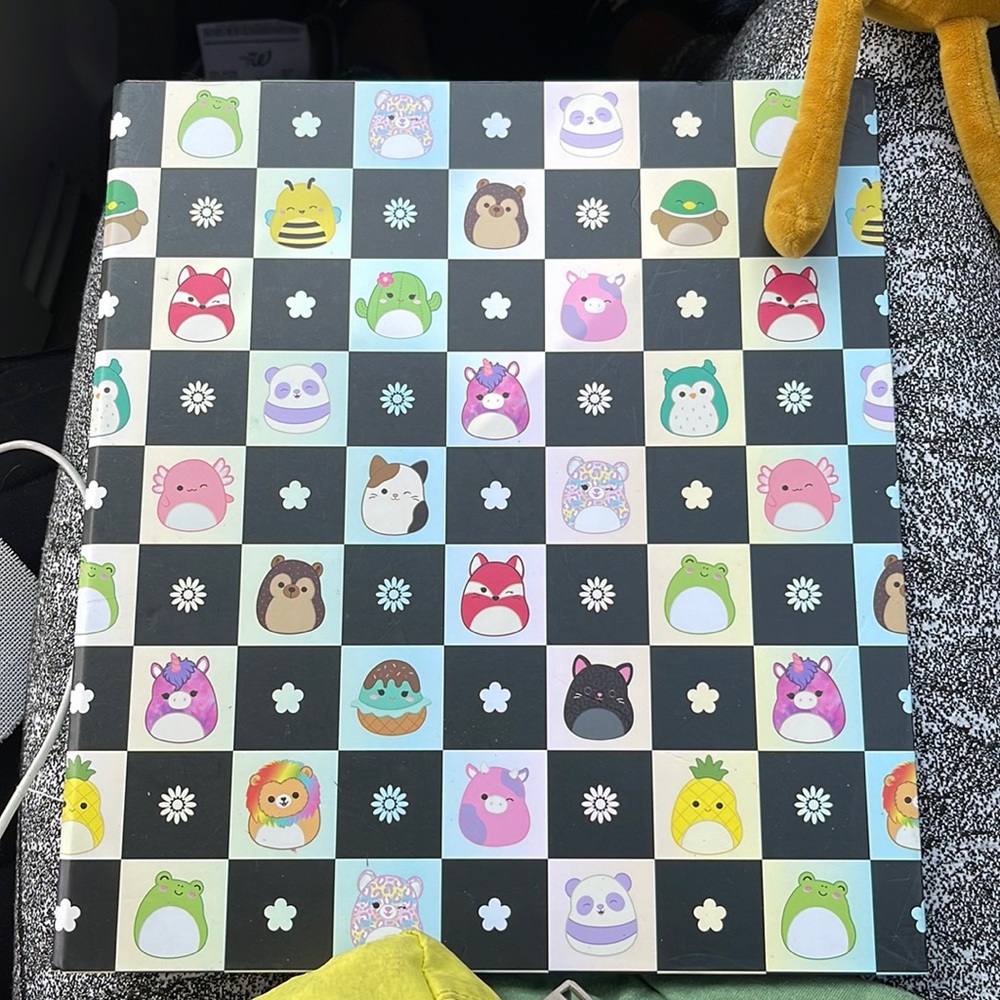 Squishmallow binder bees cactus unicorn owl frog panda